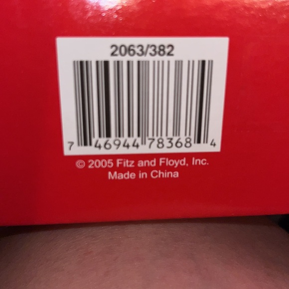 Fitz & Floyd - Santa Server Snack Therapy 13"  Holiday Tray NIB - Picture 10 of 12